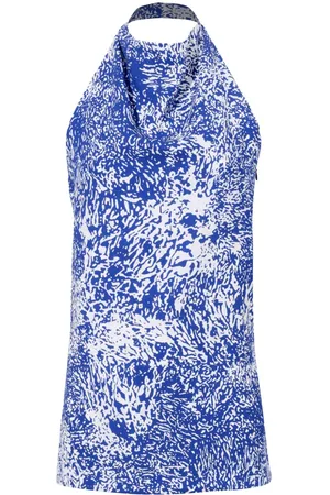 Proenza Schouler Theda abstract-pattern top