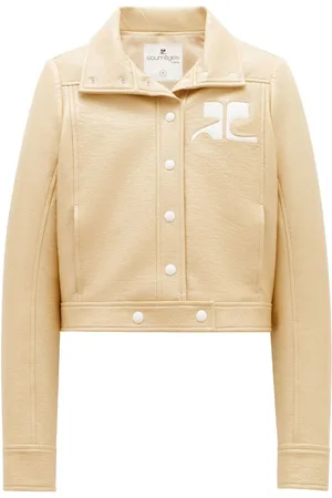 Courrèges Zip-up vinyl jacket