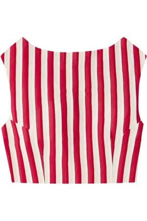 Destree Richard striped crop top