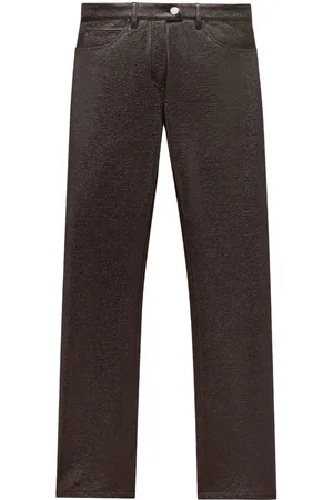 Courrèges Straight-leg vinyl trousers