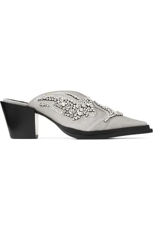 Jimmy Choo Cece 60mm glitter mules
