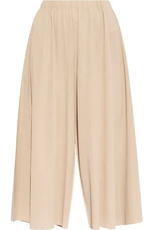 PLEATS PLEASE ISSEY MIYAKE Plissé cropped trousers