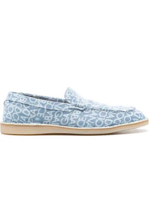 Dolce & Gabbana Logo-print denim loafers