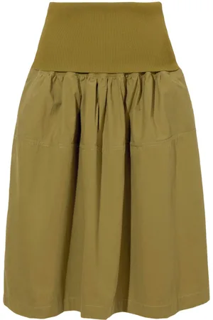 Proenza Schouler Pleated cotton skirt