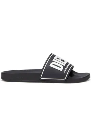Diesel Sa-Mayemi Cc logo-embossed slides