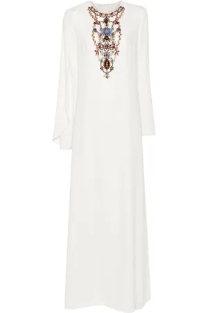 Costarellos Makayla crepe gown
