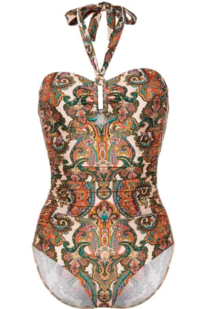 ZIMMERMANN Ottie paisley-print swimsuit