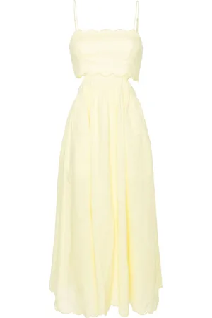 ZIMMERMANN Halliday linen midi dress