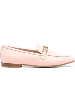 Casadei Logo plaque leather loafers