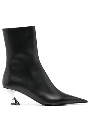 MUGLER 55mm leather ankle boots