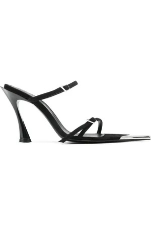 MUGLER 95mm suede sandals