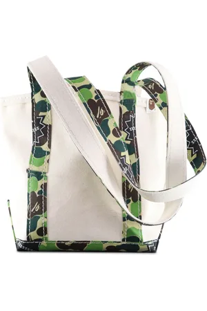 SAINT MXXXXXX X BAPE camouflage-print tote bag