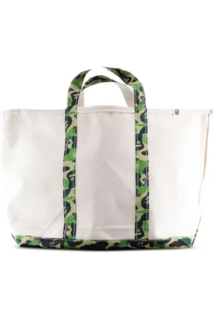 SAINT MXXXXXX X BAPE camouflage-print tote bag