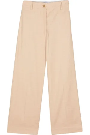 Patou Bouclé straight-leg trousers