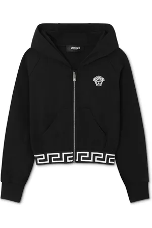 VERSACE Greca zip-up hoodie