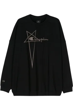Rick Owens Logo-embroidered sweatshirt