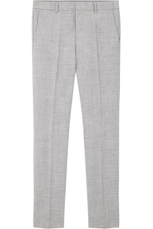 VERSACE Tailored wool-blend trousers