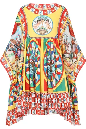 Dolce & Gabbana Carretto-print cotton kaftan