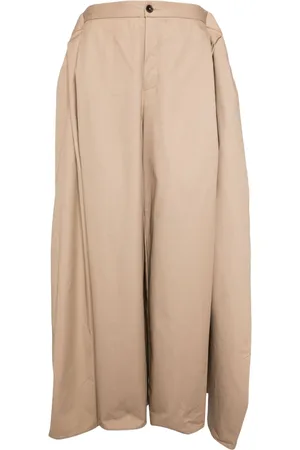 Puppets and Puppets Draped straight-leg trousers