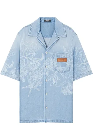 VERSACE Barocco Sea denim overshirt
