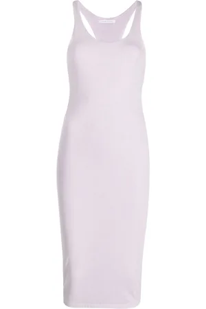 JOHN ELLIOTT Mineral ribbed-knit midi dress
