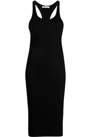 JOHN ELLIOTT Sleeveless ribbed-knit midi dress