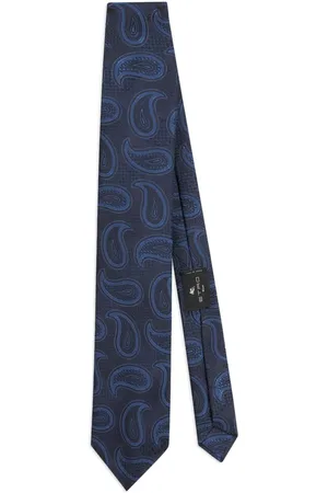 Etro Paisley-jacquard silk tie