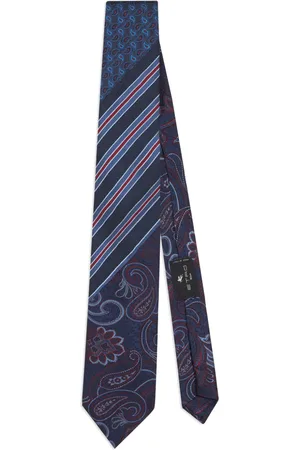 Etro Paisley-jacquard silk tie