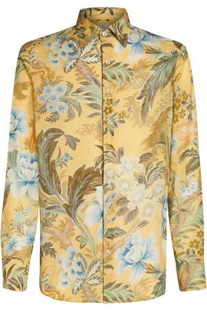 Etro Floral-print cotton shirt