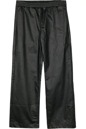 WALTER VAN BEIRENDONCK Graphic-print elasticated-waist trousers