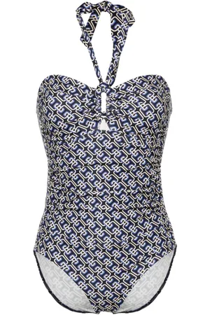 ZIMMERMANN Wide-link halterneck swimsuit
