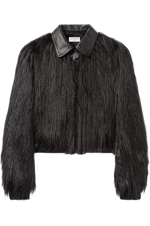 Puccini Kidhassia panelled faux-fur jacket