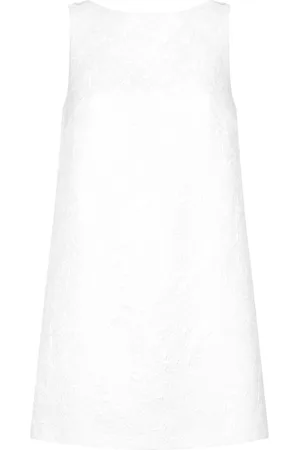 Dolce & Gabbana Brocade sleeveless shift minidress