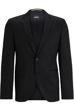 HUGO BOSS Virgin-wool single-breasted blazer