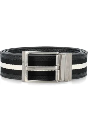 Bally Shiffie 35mm Reversible Belt in Fabric And Leather