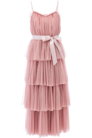 Tulleen Firenze tiered ribbon dress