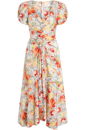 Cinq A Sept Walker floral-print midi dress