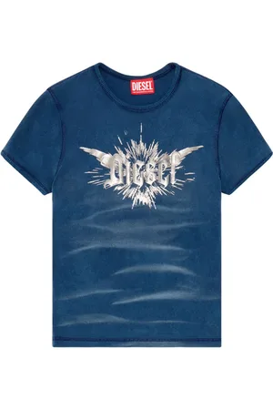 Diesel T-Ele-Long-P2 cotton T-shirt
