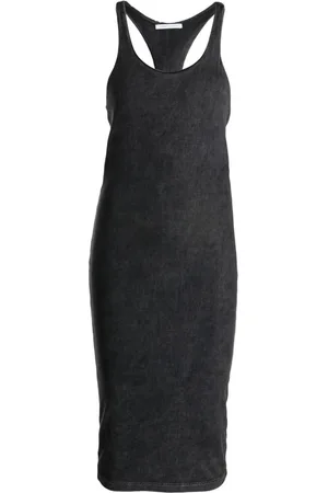 JOHN ELLIOTT Mineral ribbed-knit midi dress