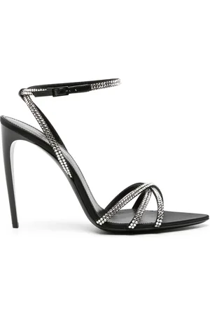 Saint Laurent Ava 105mm rhinestone-embellished sandals