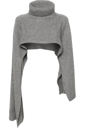 Jil Sander Roll-neck knitted scarf