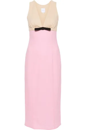 Patou Two-tone midi dress