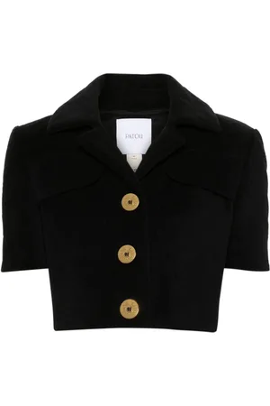 Patou Terry-cloth cropped jacket