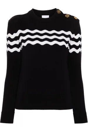 Patou Wave knitted jumper