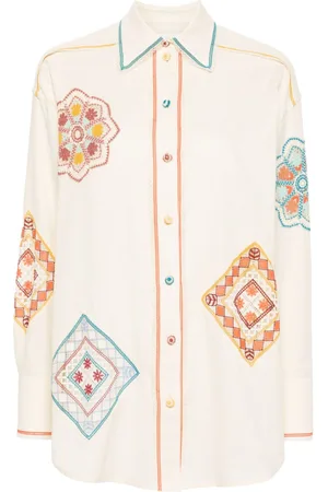 ZIMMERMANN Ottie crochet-trim shirt
