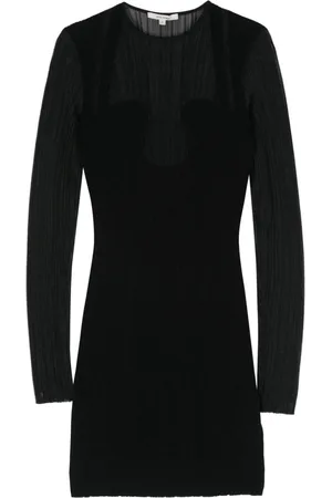 Nensi Dojaka Ribbed plissé mini dress
