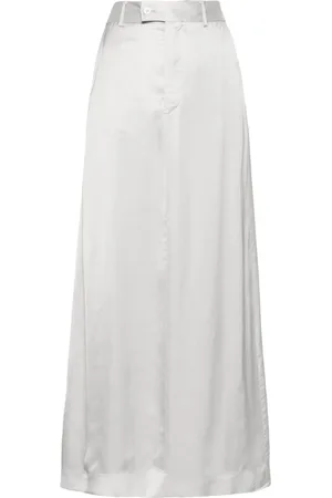 Maison Margiela Tailored satin wrap skirt