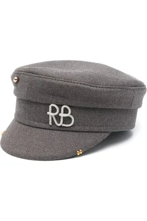 Ruslan Baginskiy Mélange-effect baker boy cap