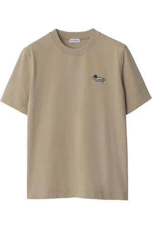 Burberry Duck-embroidered cotton T-shirt