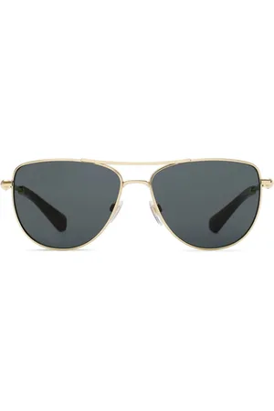 Burberry Tortoiseshell-effect navigator-frame sunglasses